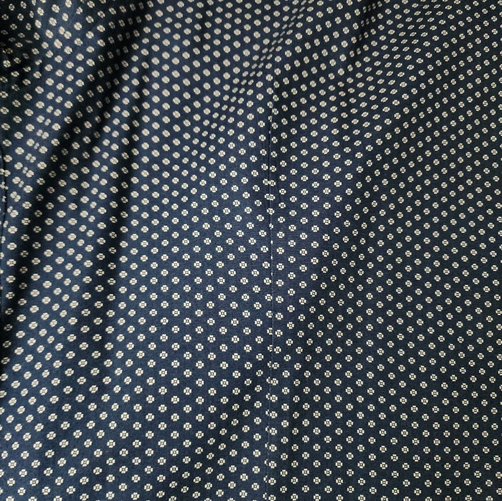 Express Fitted XL 17.5 Flower Geometric Design Dress Shirt - Picture 14 of 16